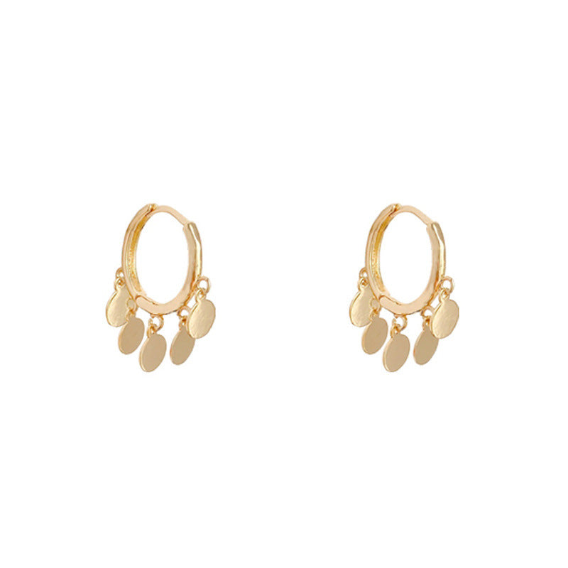 S925 silver Mini Wafer Earrings