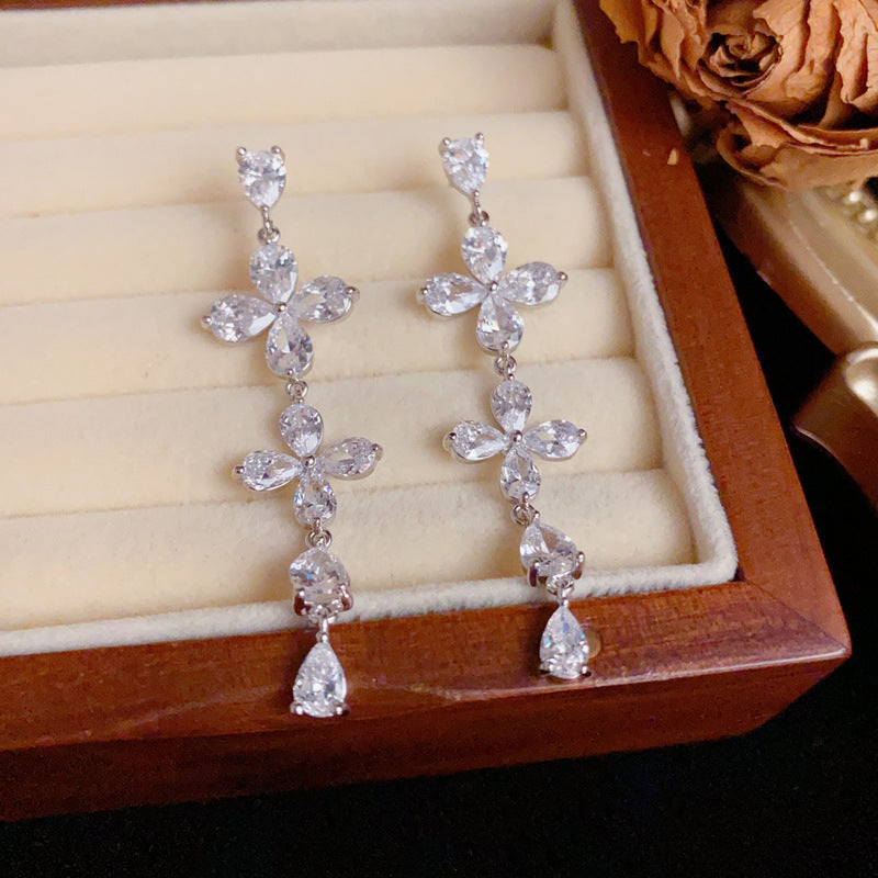 Luxury Butterfly Long Tassel Drop Earrings – Elegant Design