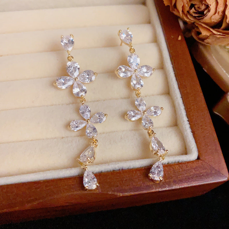 Luxury Butterfly Long Tassel Drop Earrings – Elegant Design