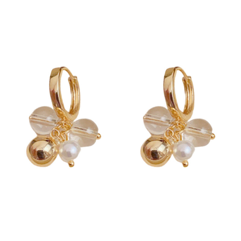 Luxury Metal Ball Tassel Ear Cuff Earrings – Elegant Design