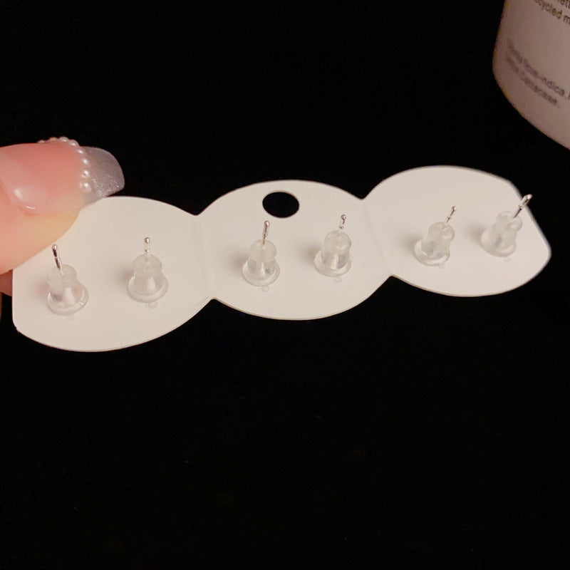 Colorful Butterfly & Heart Set Stud Earrings - Cute Chic Design