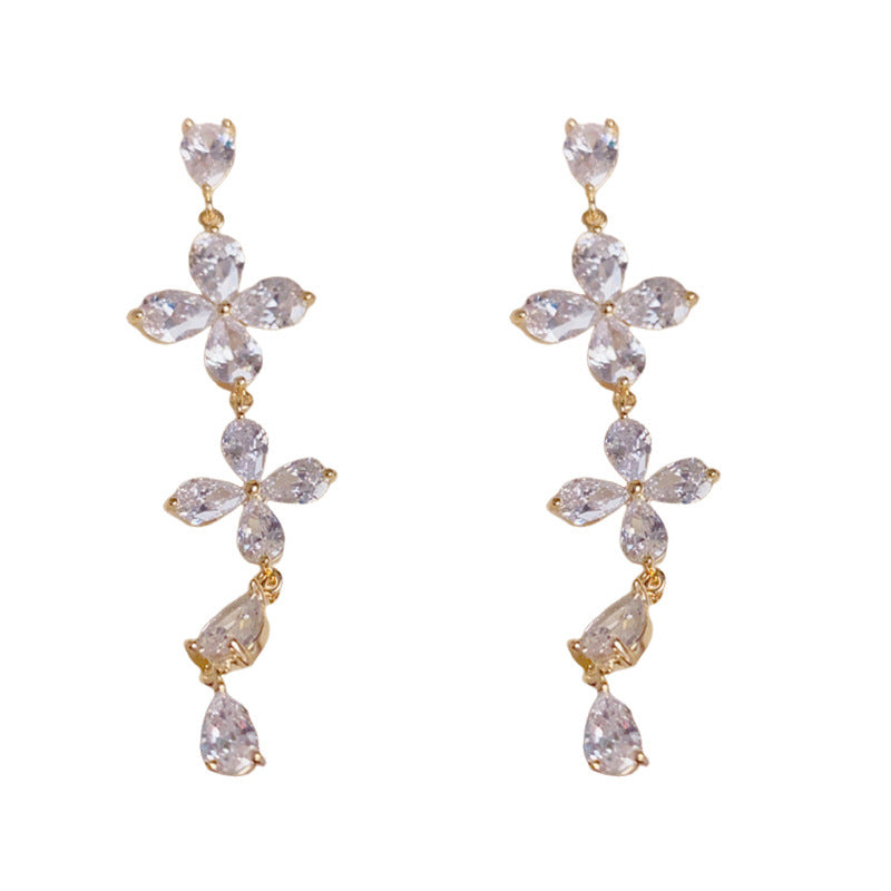 Luxury Butterfly Long Tassel Drop Earrings – Elegant Design