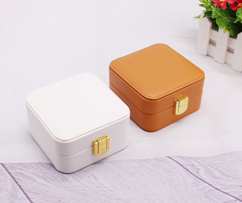 Earrings Jewelry Double Storage Box European Jewelry Box