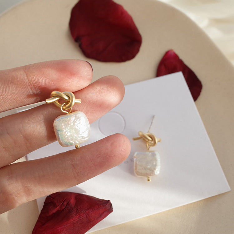 S925 Amazing Natural pearl earrings