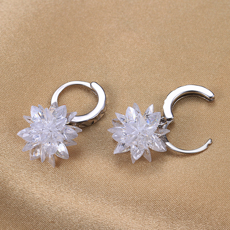 S925 silver Pure and beautiful Polaris earrings