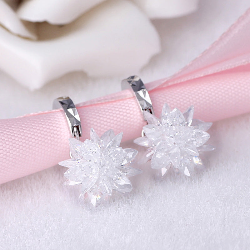 S925 silver Pure and beautiful Polaris earrings