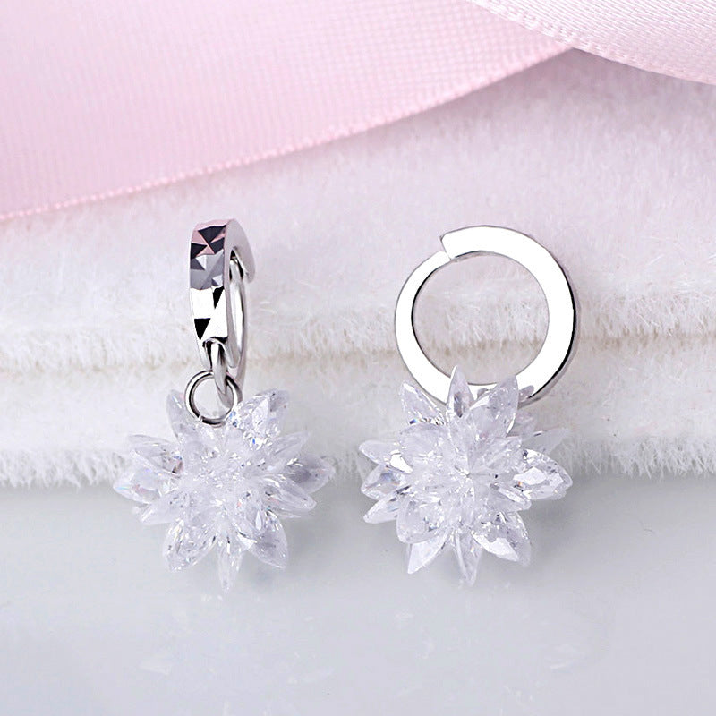 S925 silver Pure and beautiful Polaris earrings