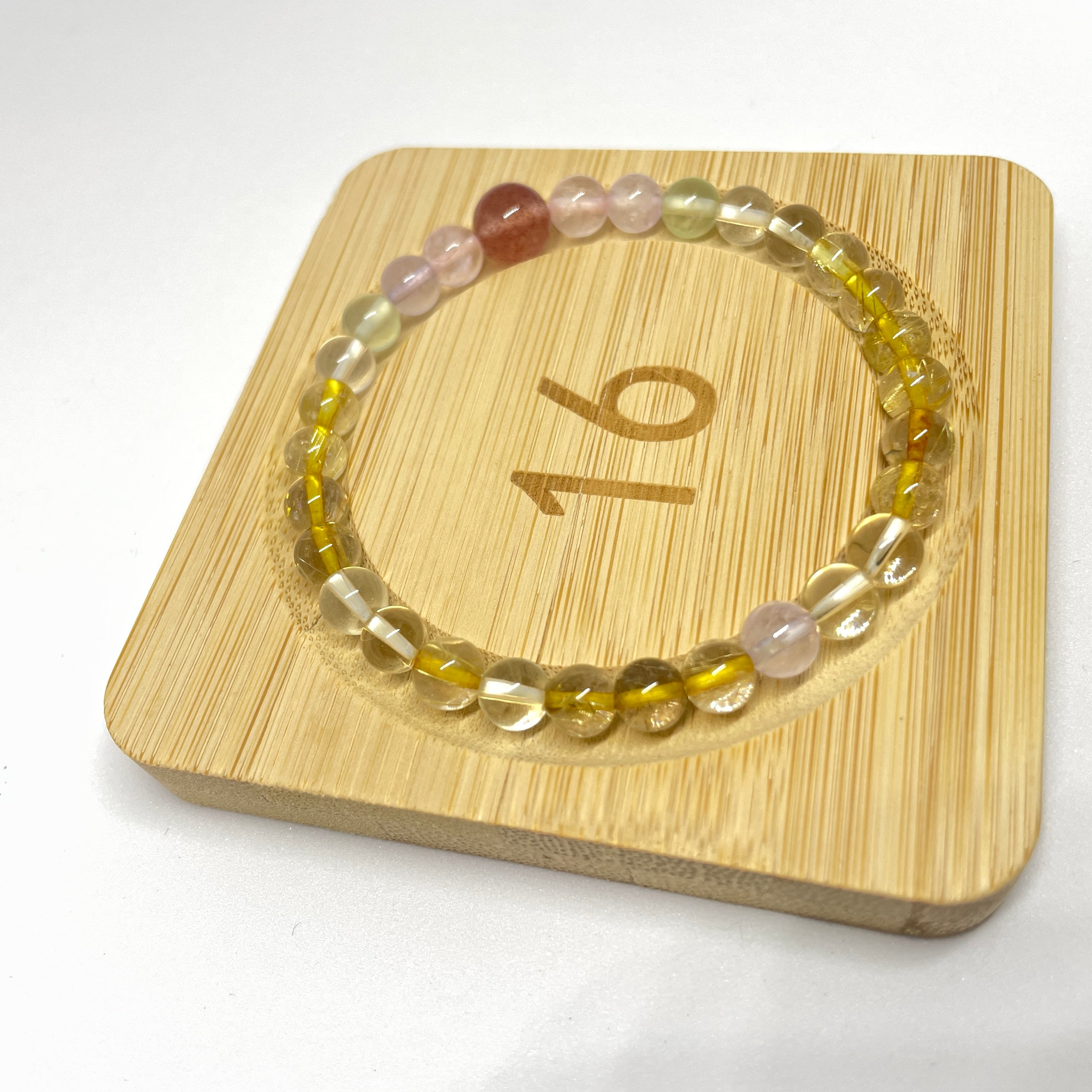 Lemonade Bliss:Handmade Crystal Healing Bracelet