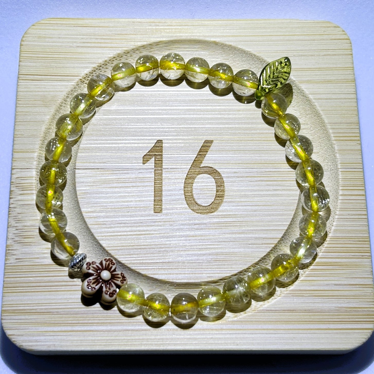 Golden Aura Harmony:Handmade Crystal Healing Bracelet