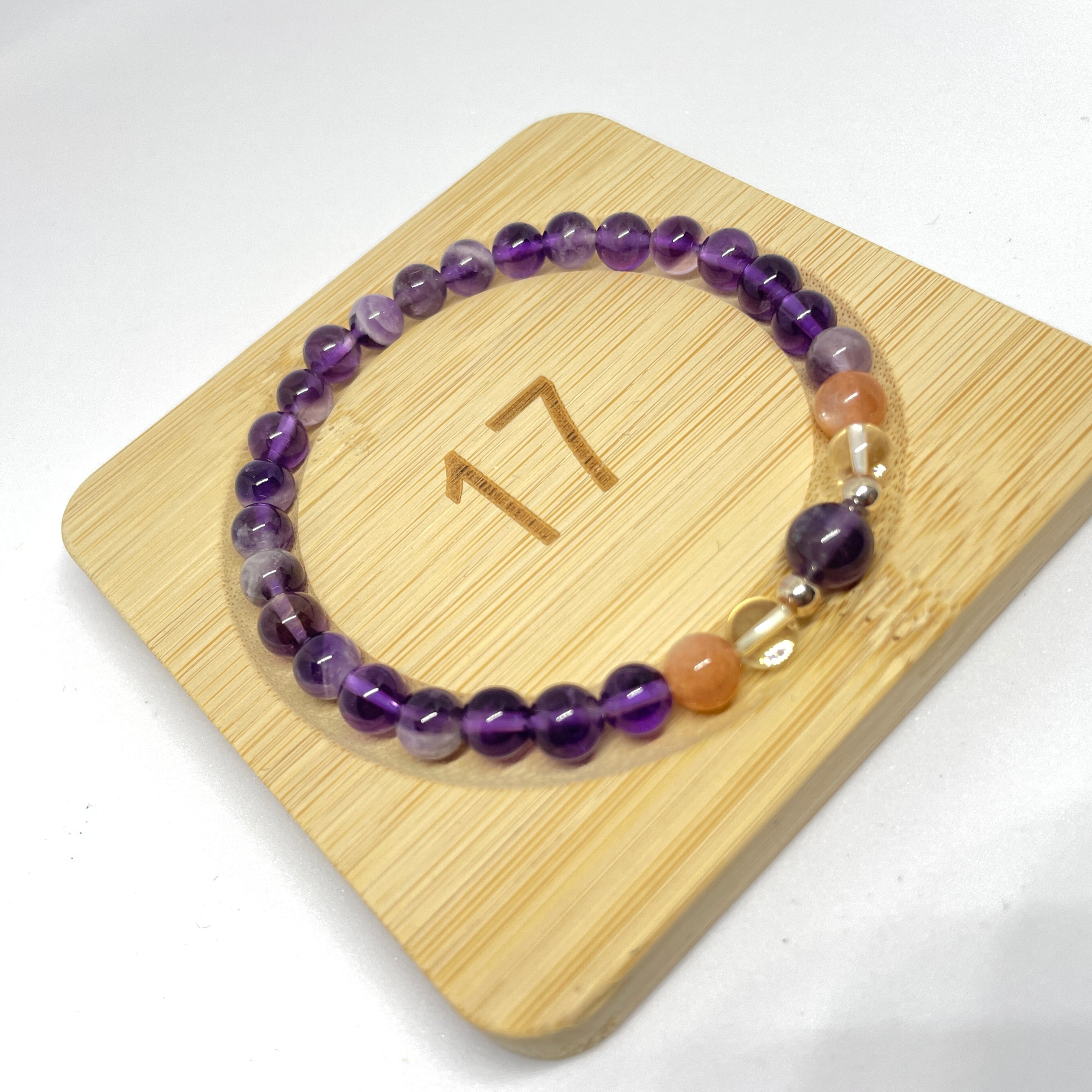 Golden Aura:Handmade Crystal Healing Bracelet