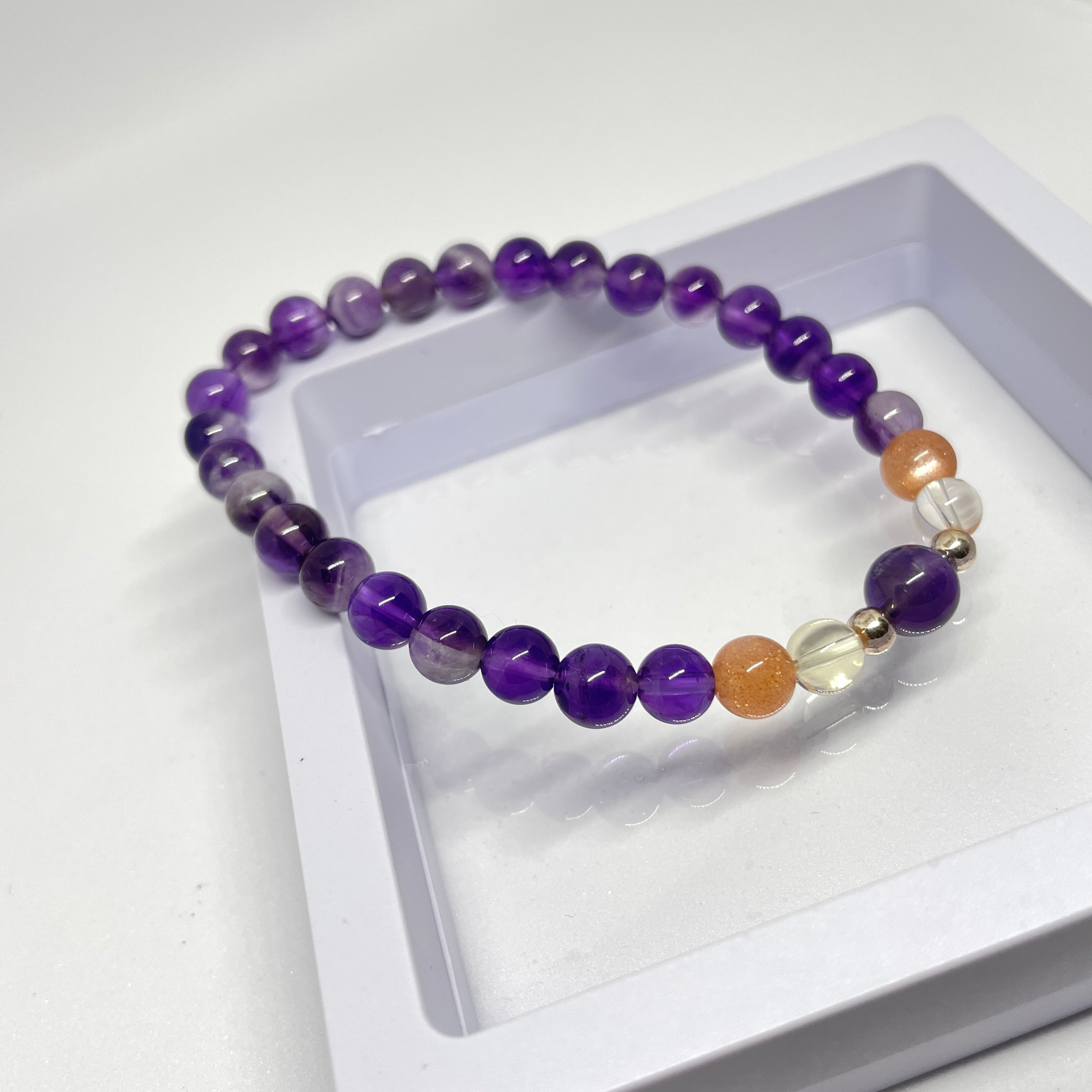 Golden Aura:Handmade Crystal Healing Bracelet