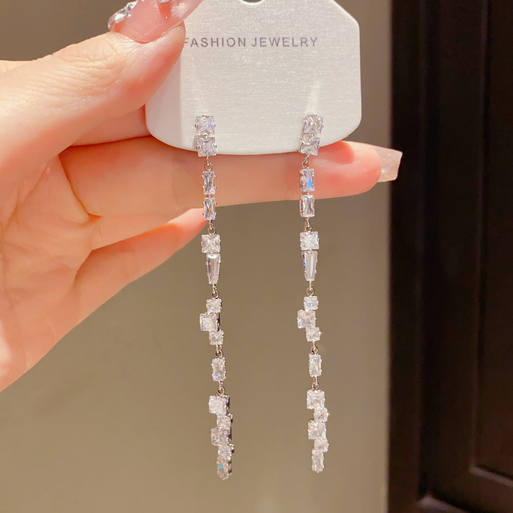 Eaioncol Long&nbsp;Tassel Drop Earrings Gold Silver 4