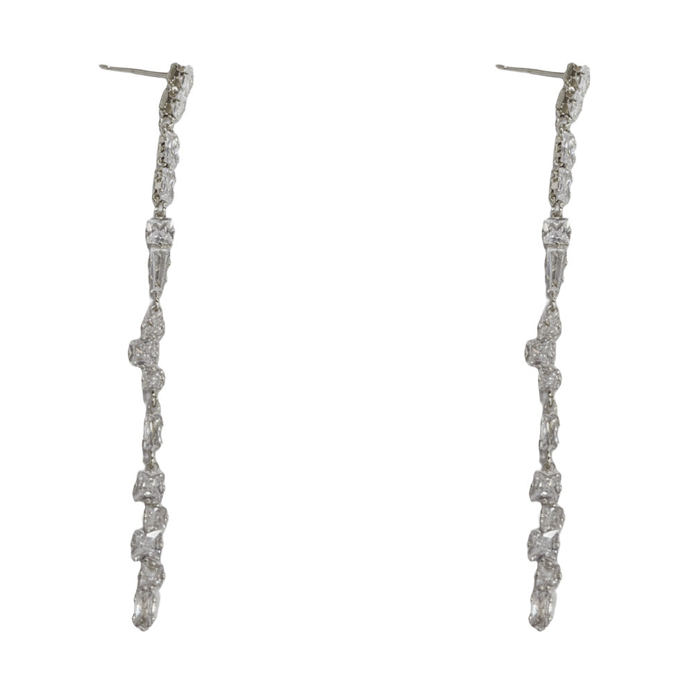 Eaioncol Long&nbsp;Tassel Drop Earrings Gold Silver 5
