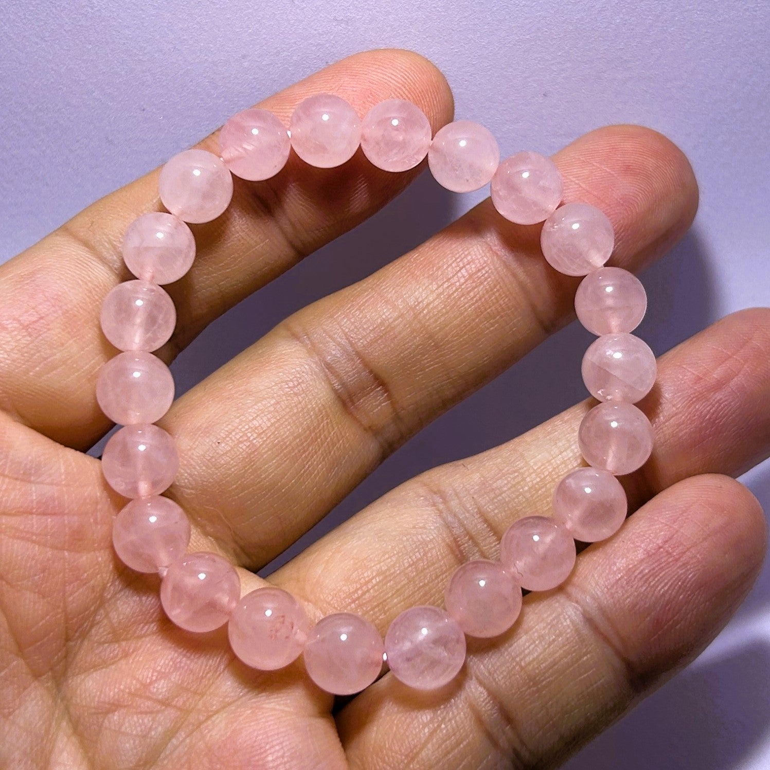 Pink Girl:Pink Crystal healing bracelet