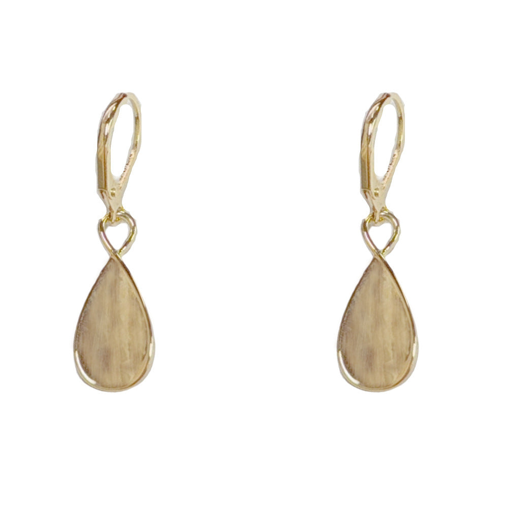 Eaioncol Teardrop Tassel Drop Earrings Gold Silver