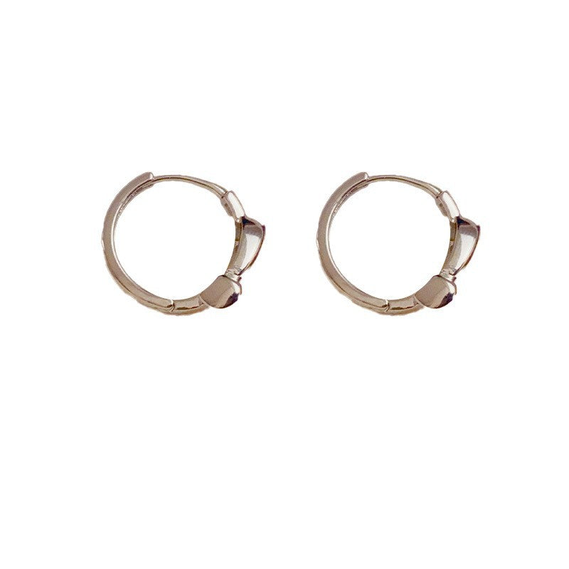 Luxury Metal Knotted Ear Cuff Earrings – Geometric Elegant Design