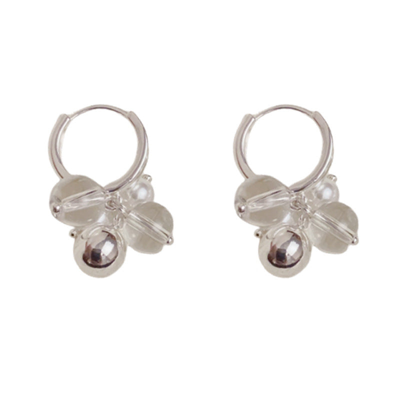 Luxury Metal Ball Tassel Ear Cuff Earrings – Elegant Design