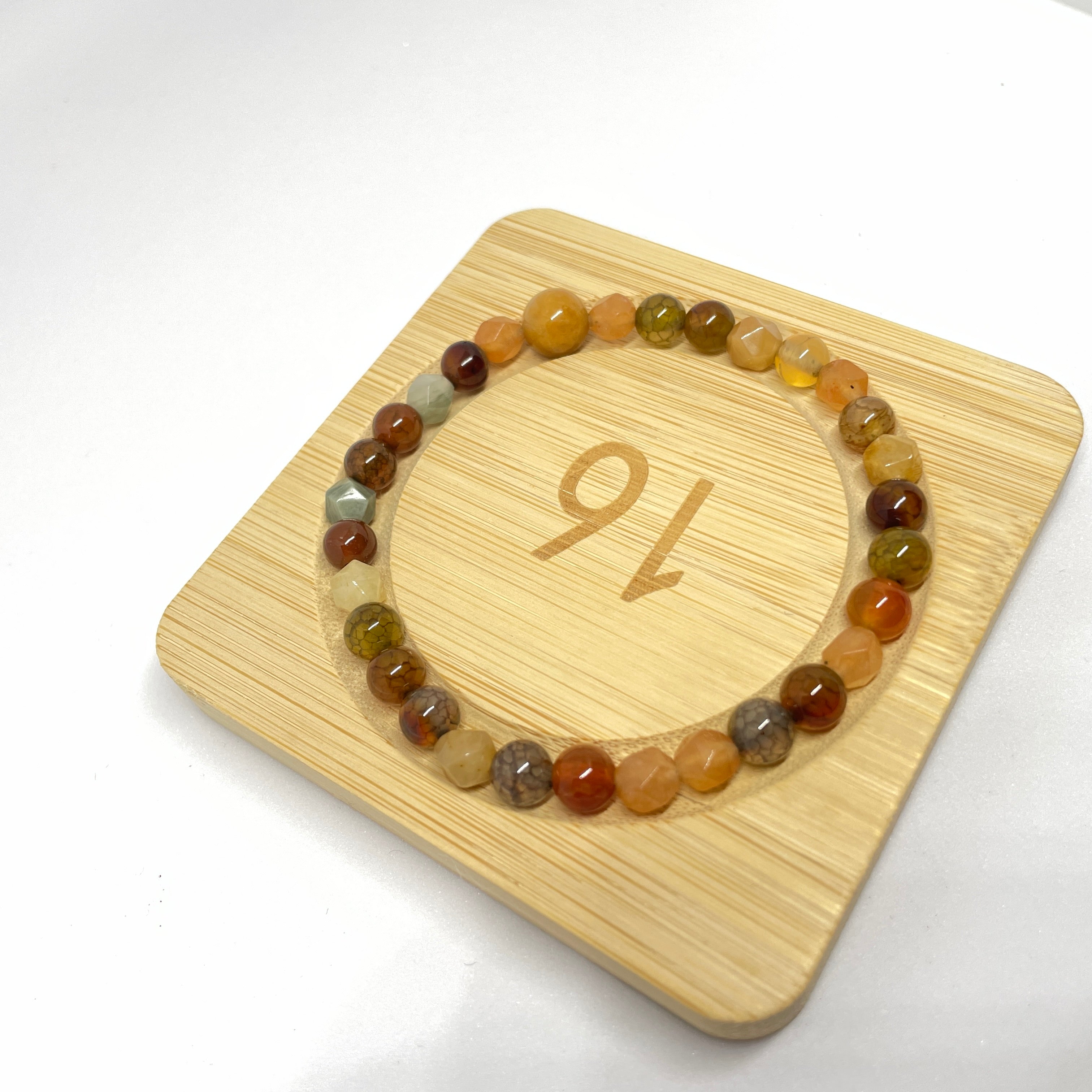 Earthly Harmony:Handmade Crystal Healing Bracelet