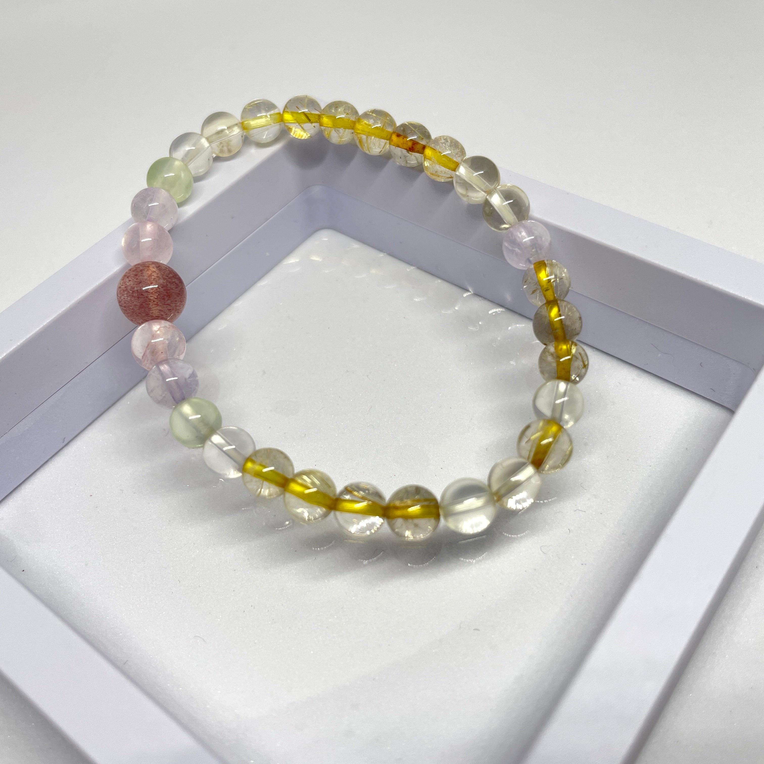 Lemonade Bliss:Handmade Crystal Healing Bracelet